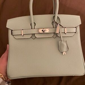 Elegant Mint Green Handbag
